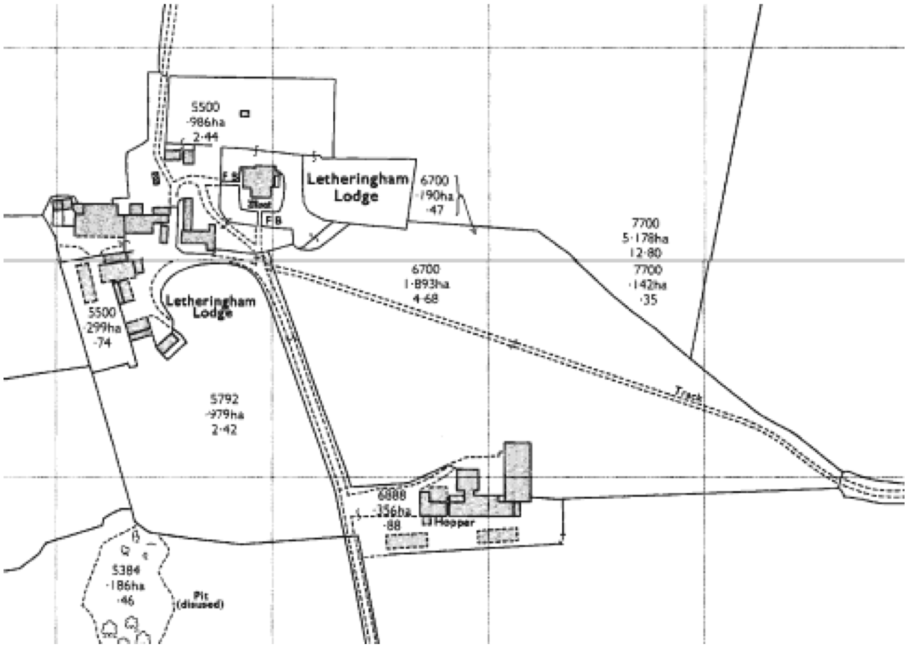 Fig.30 1975 OS map 