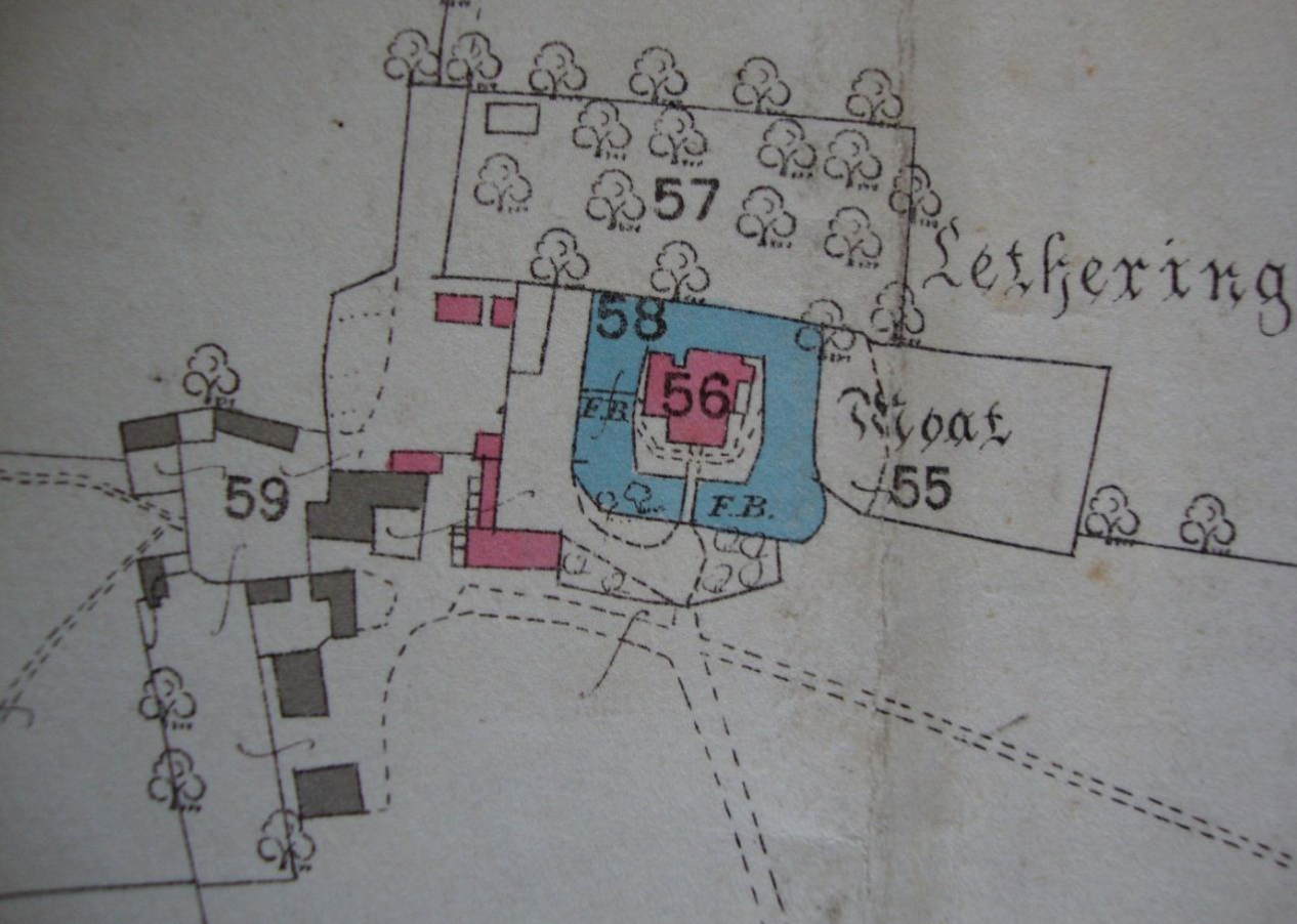 Fig.39 1st edition 25” OS map, 188 4 (surveyed in 1883) (LVIII.16) 
