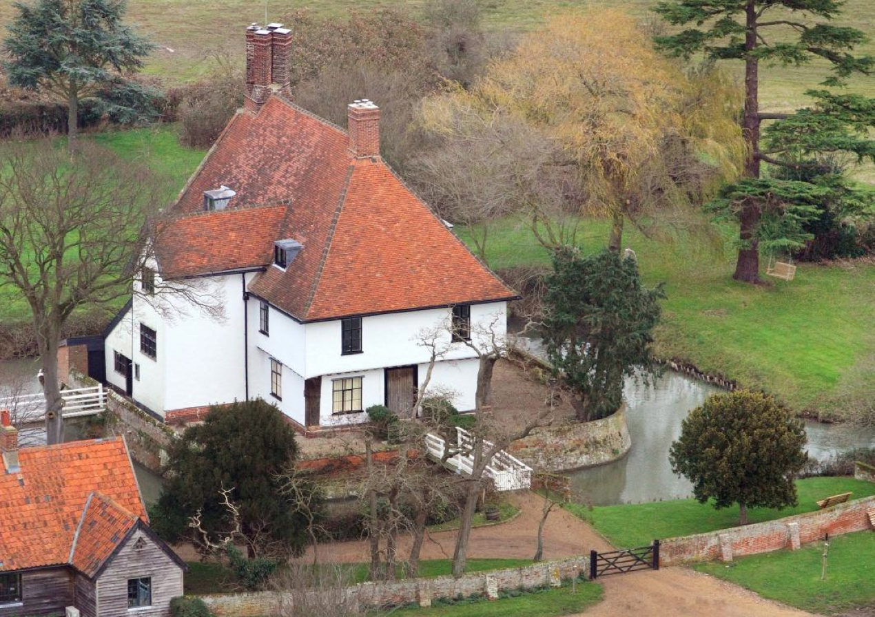 Fig.55 View from SW, with wall to S, ’orchard’ to N, and ‘garden’ to E 