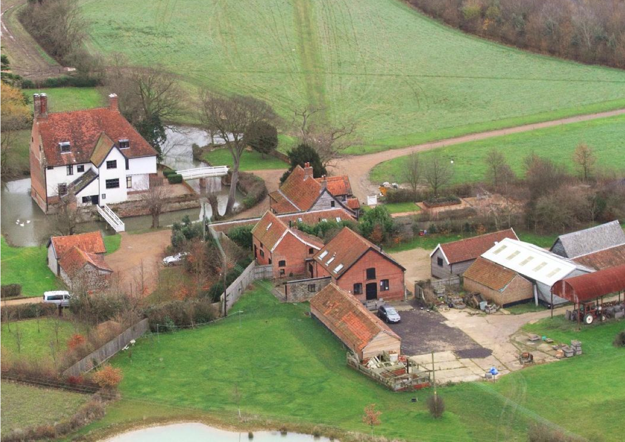 Fig.58 View of Letheringham Lodge and adj. building group from NW 