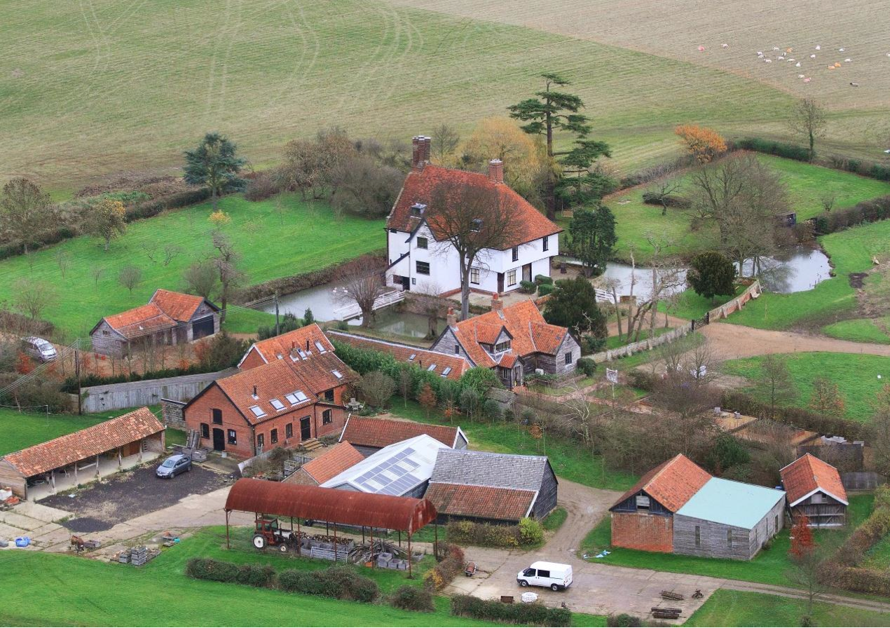 Fig.59 View of Letheringham Lodge and adj. building group from SW 