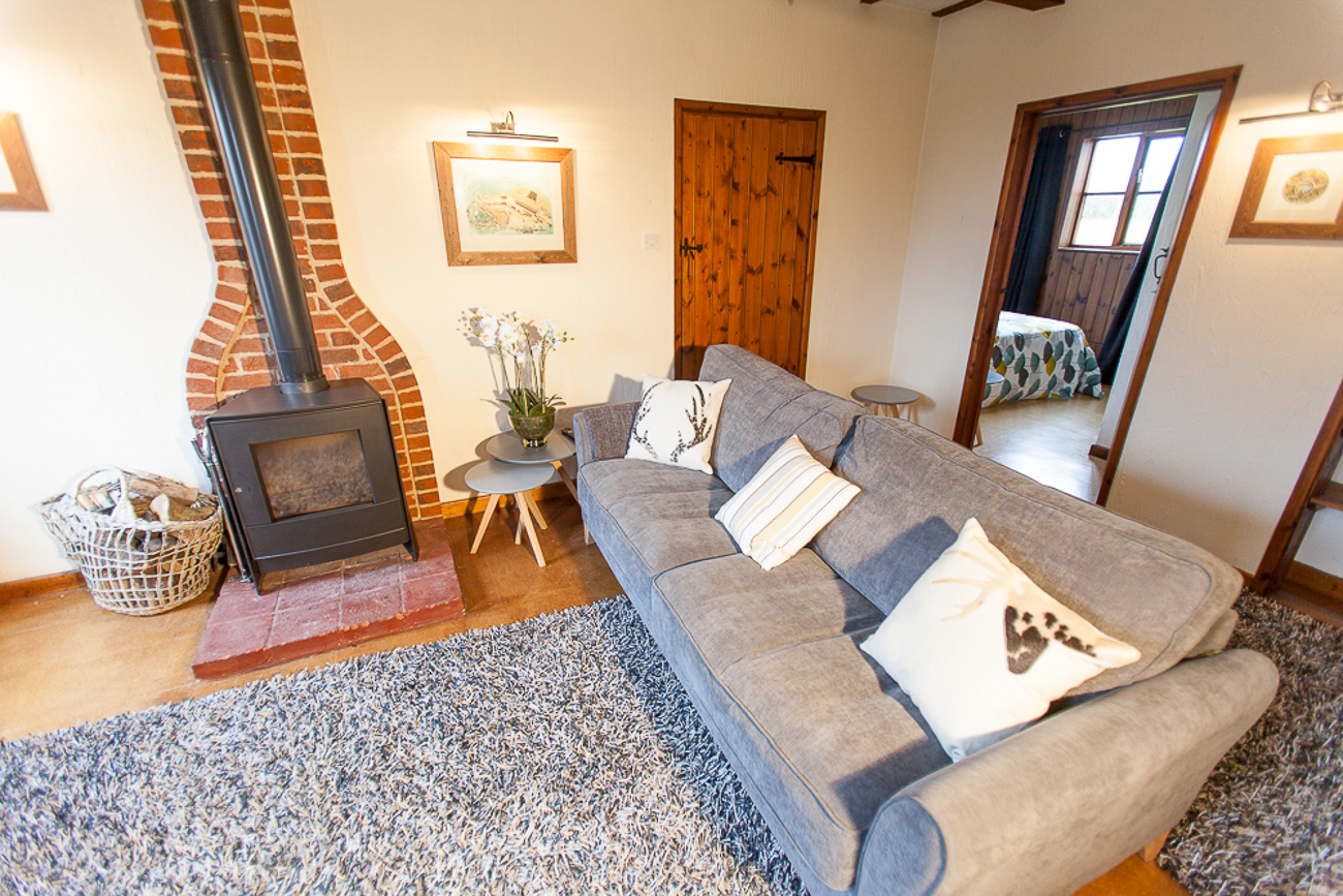 Woodburner ready to light