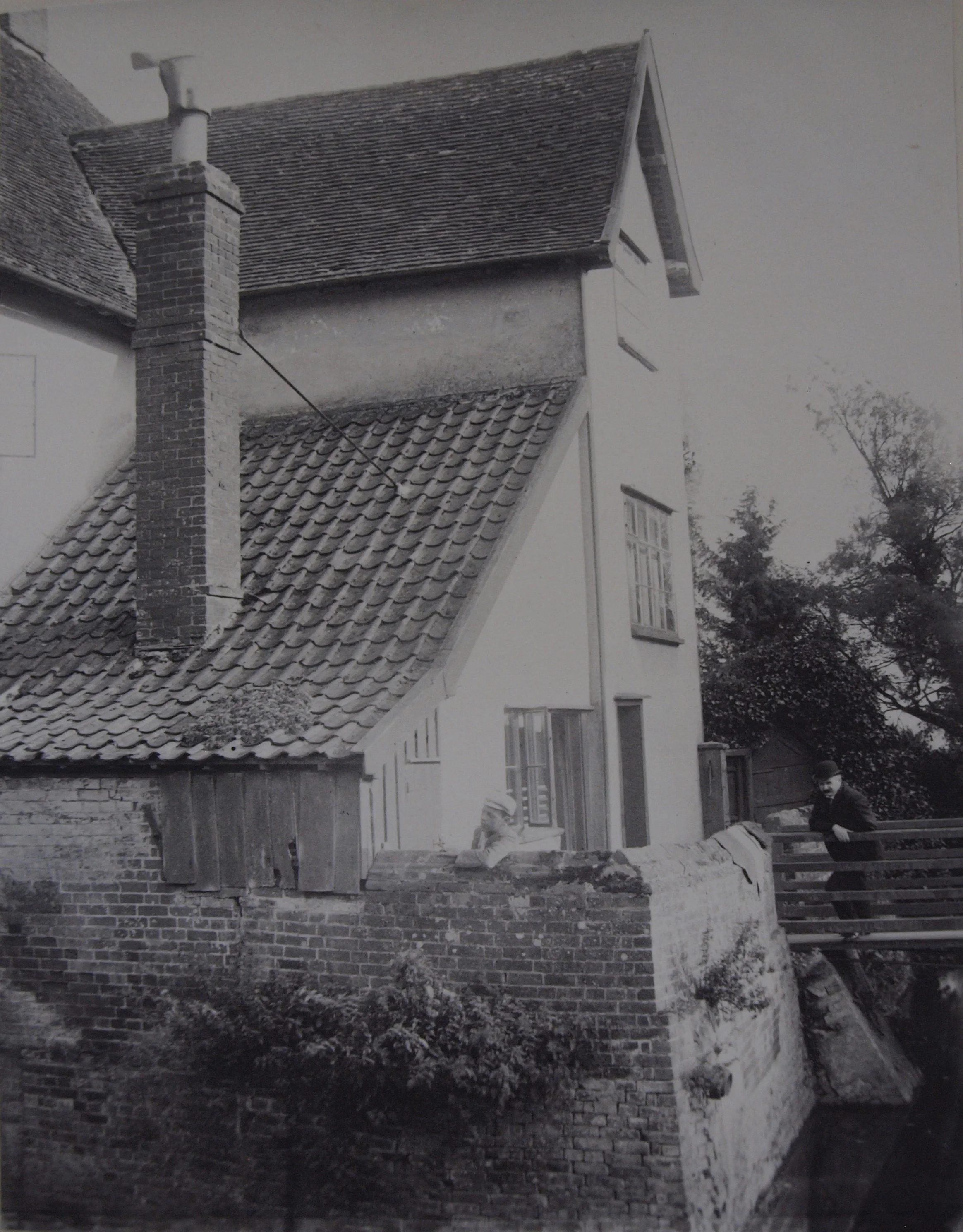 1875 photo of Letheringham Lodge North West View