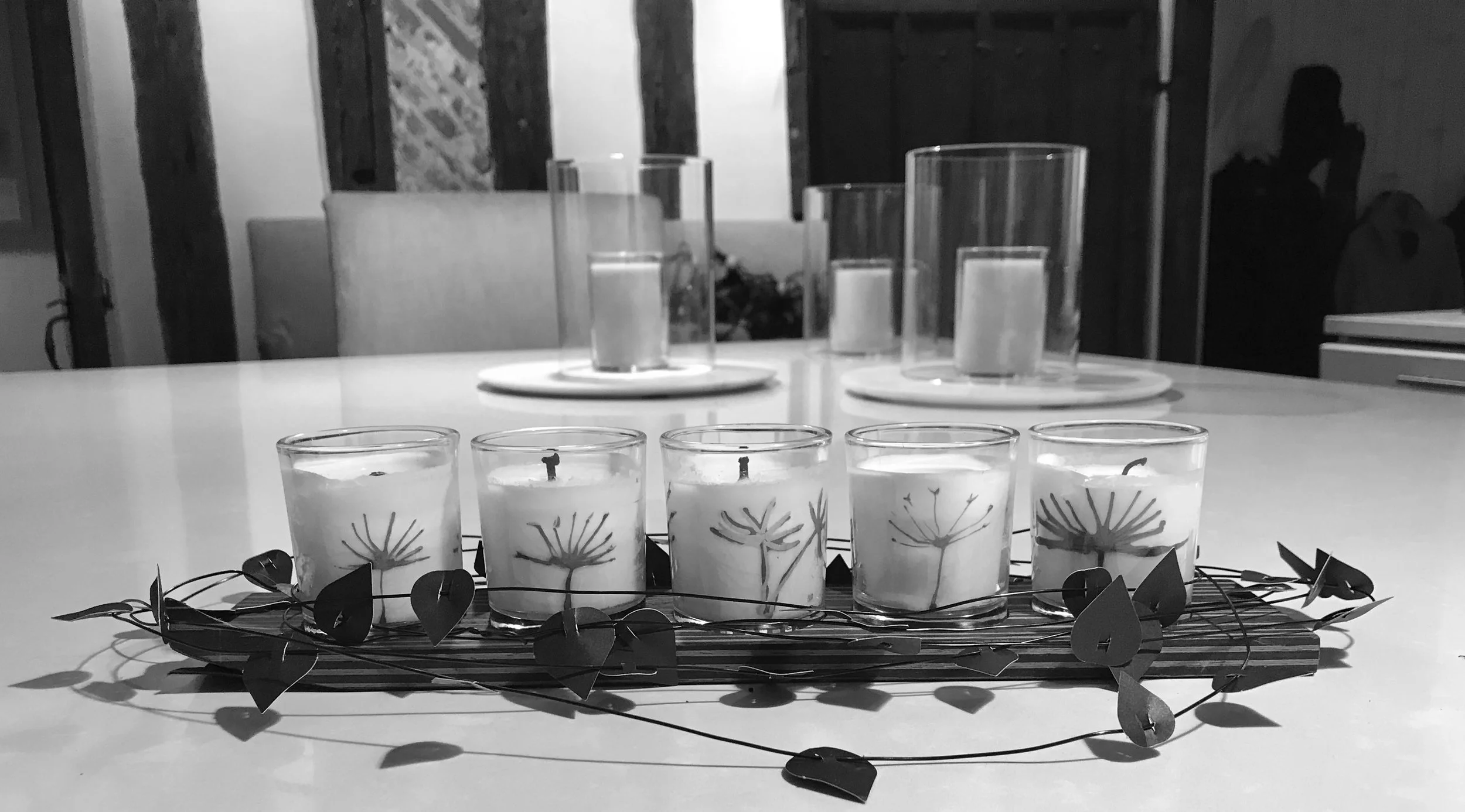 9ml glass votive candles
