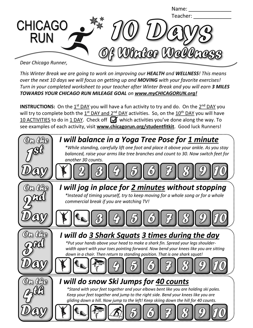 Classroom Fit Kit — CHICAGO RUN