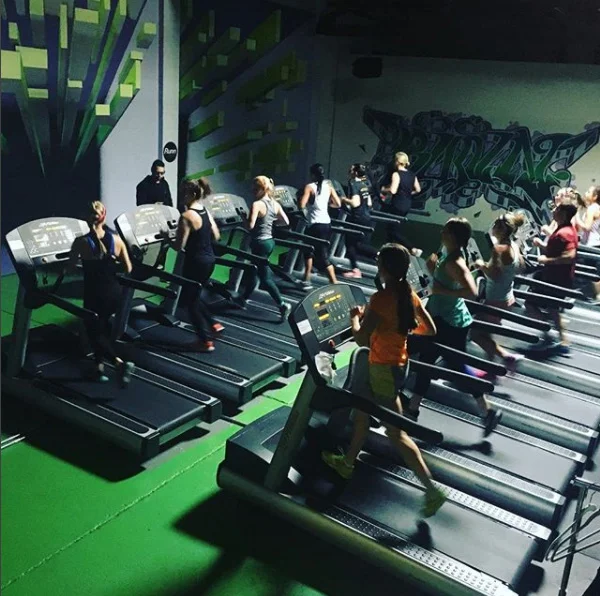 Overhead view of Runn Chicago space