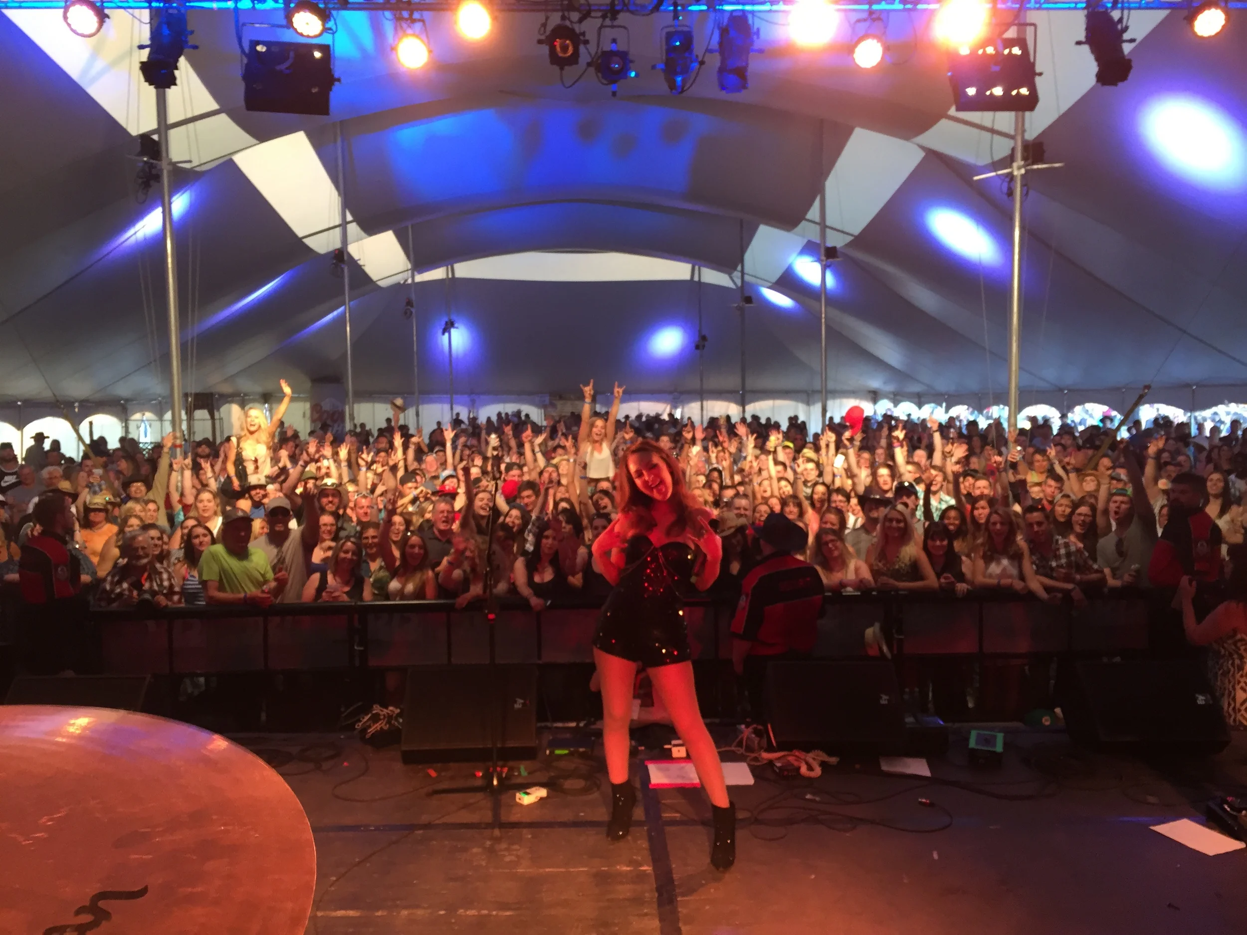 Kira Isabella Show at Rainmaker Rodeo, Alberta.