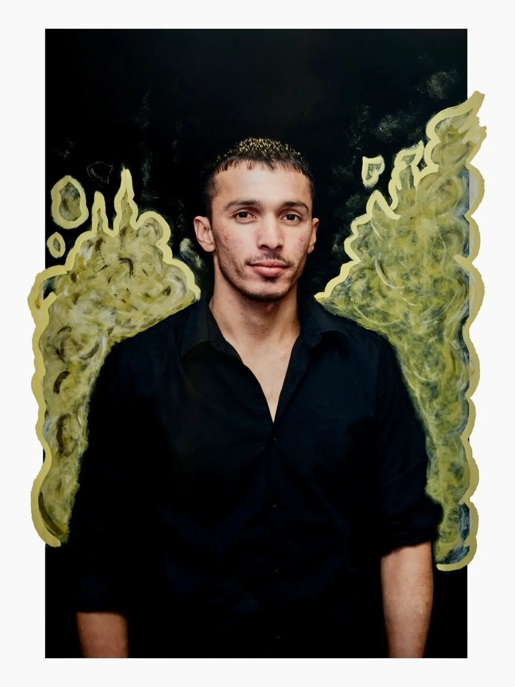 Bashir, 2024 
A1 hand painted c-type

From Making Solihull Home commission with @solihullcouncil

Bashir, a geography student from Baghlan, Afghanistan, fled his home in March 2021 after the Taliban targeted his village and killed several friends. Hi