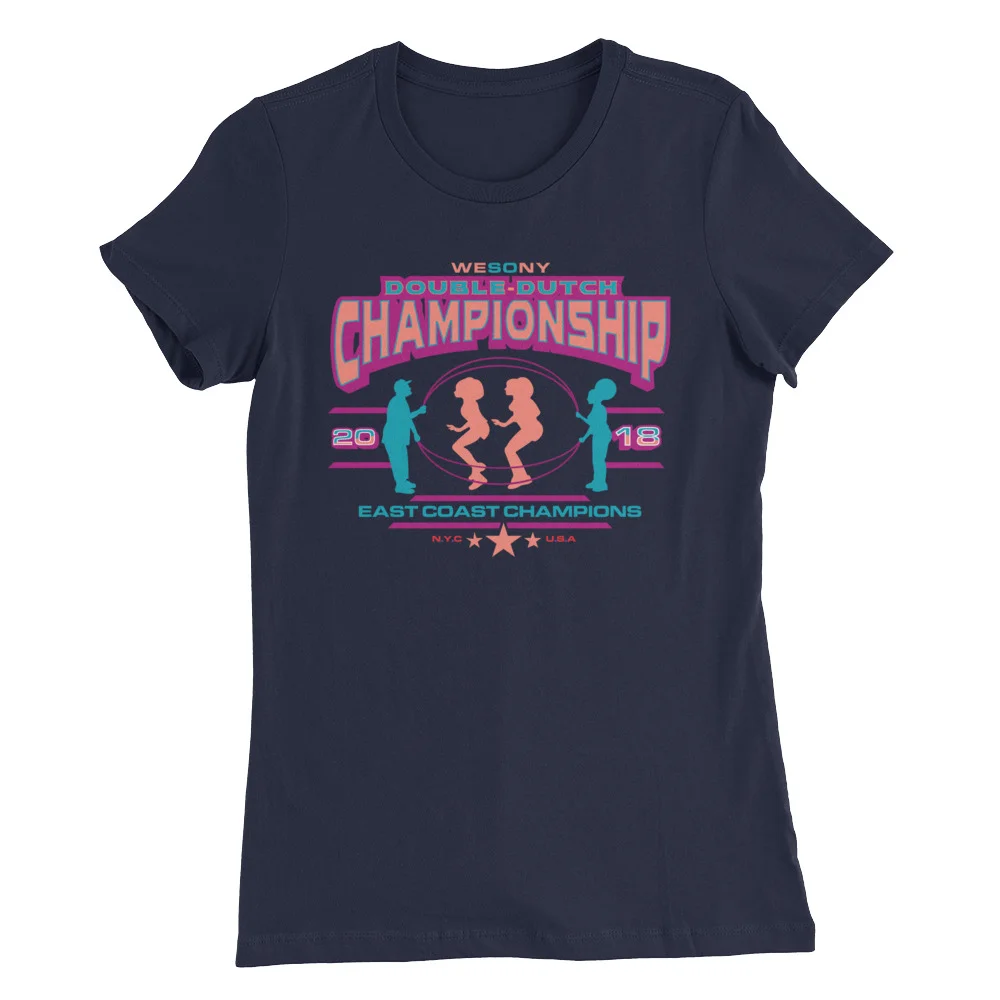 Double Dutch Championship Tee - Peach