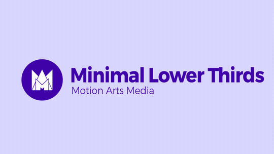 Minimal Lower Thirds - After Effects Lower Third Template