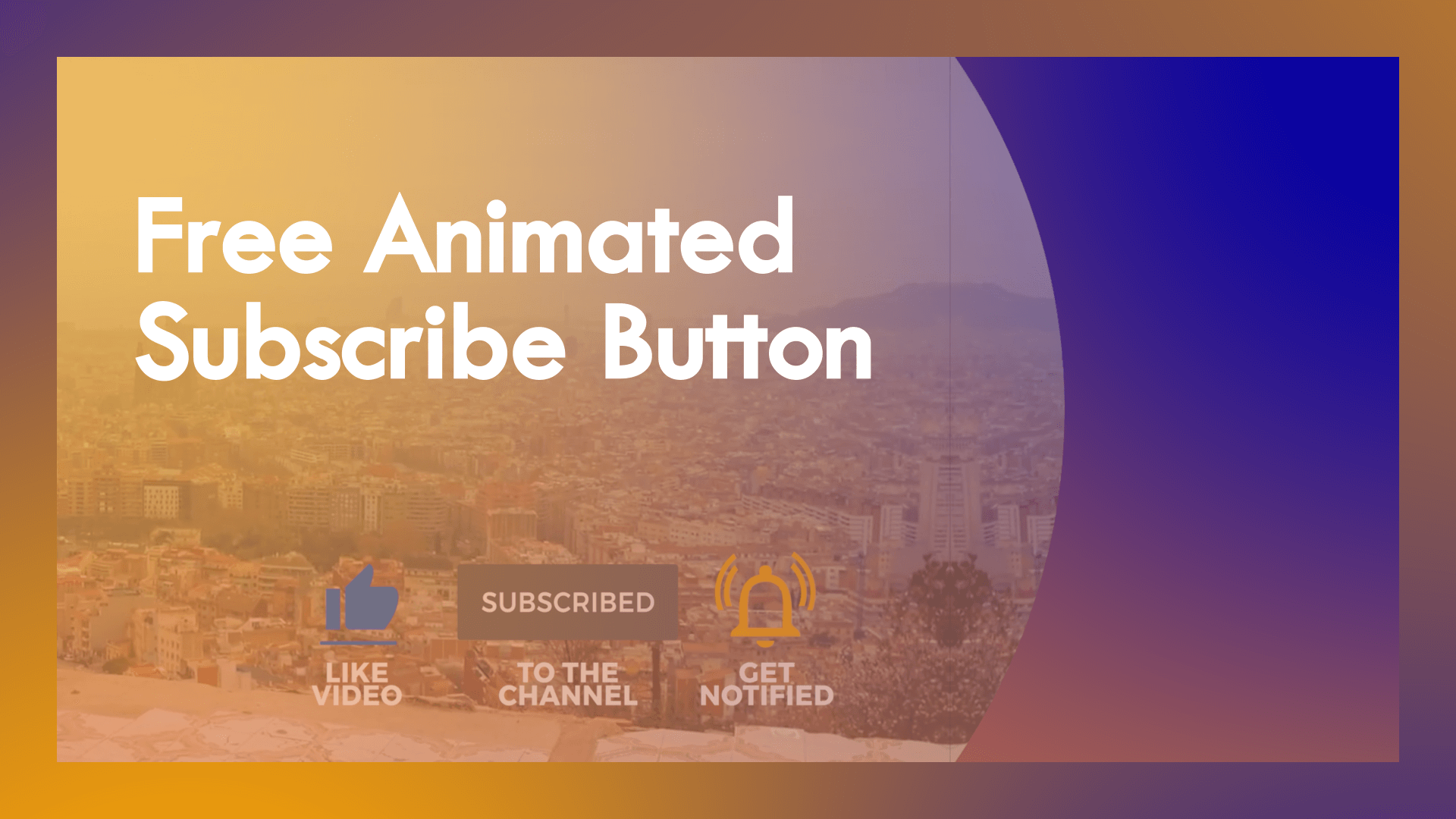 Free Animated Subscribe Button