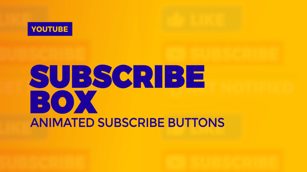 Free Animated Subscribe Button For Youtube Videos