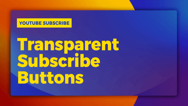 youtube subscribe transparent