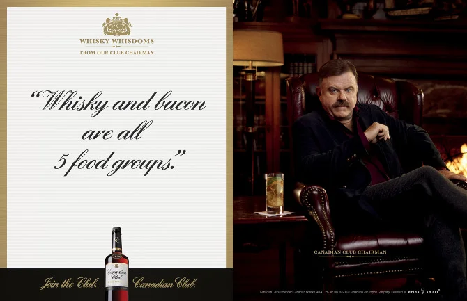 Canadian Club Whisky - Food Groups