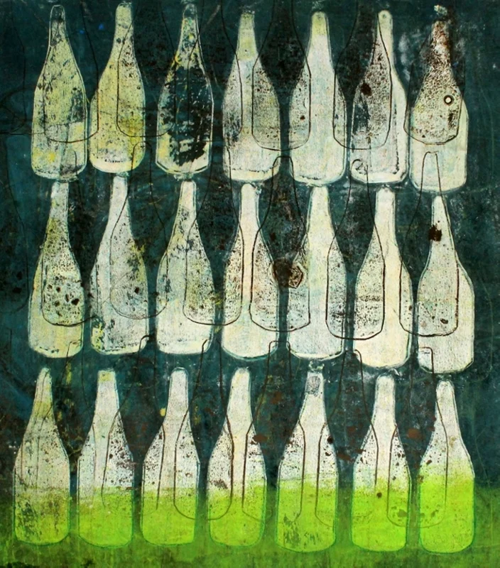 Aged with Love Monotype by Helene Leane