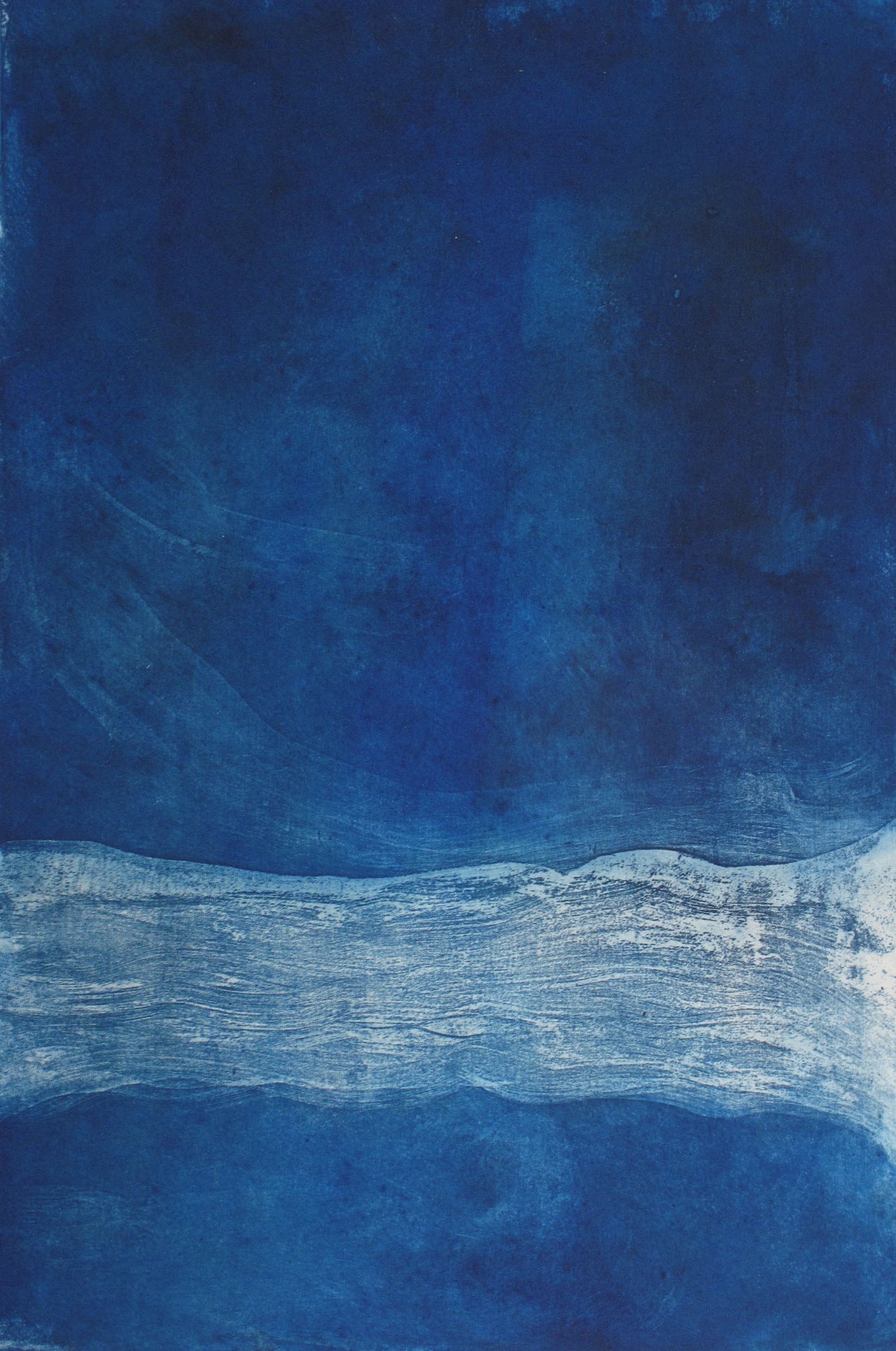   Blue Suite III  Etching by Gina McDonald 