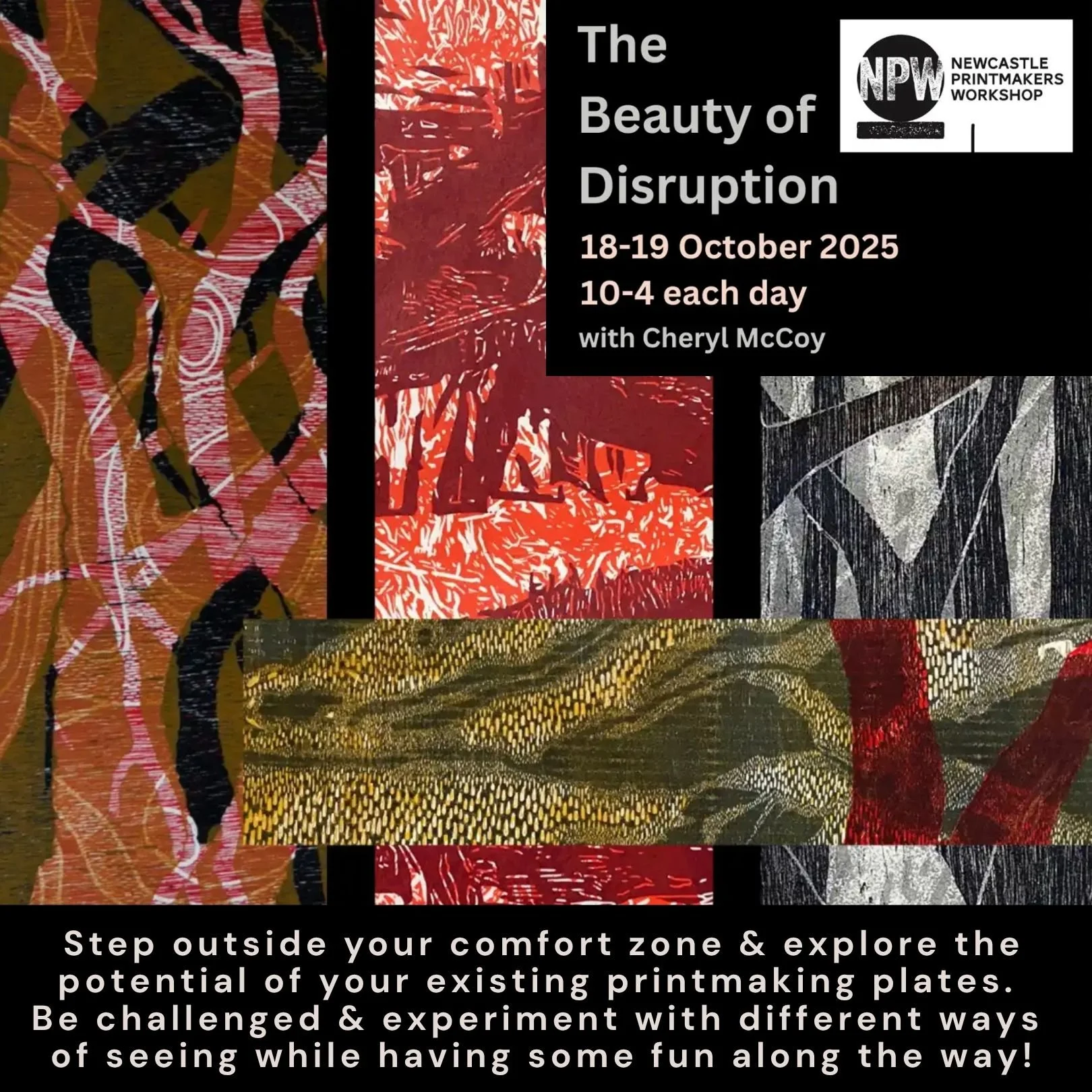 Weekend Worskshop-The Beauty of Disruption with Cheryl McCoy