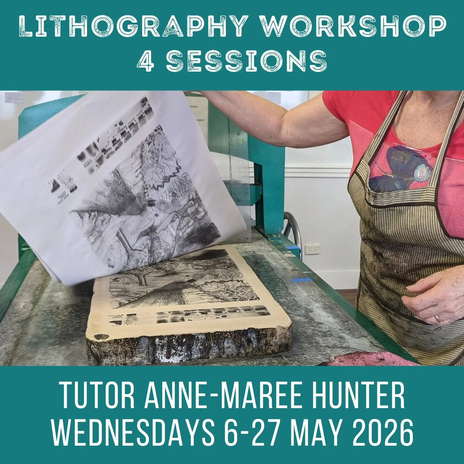 Lithography 4 Week Workshop with Anne-Maree Hunter