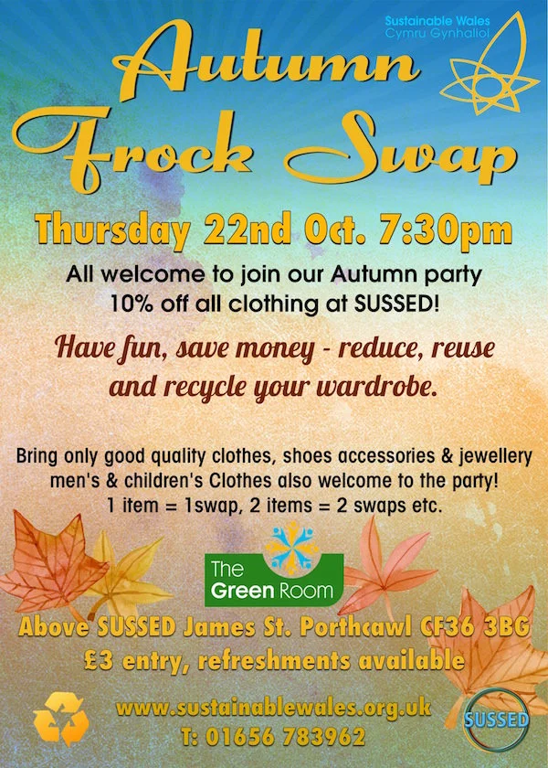 Autumn Frock Swap at the Green Room
