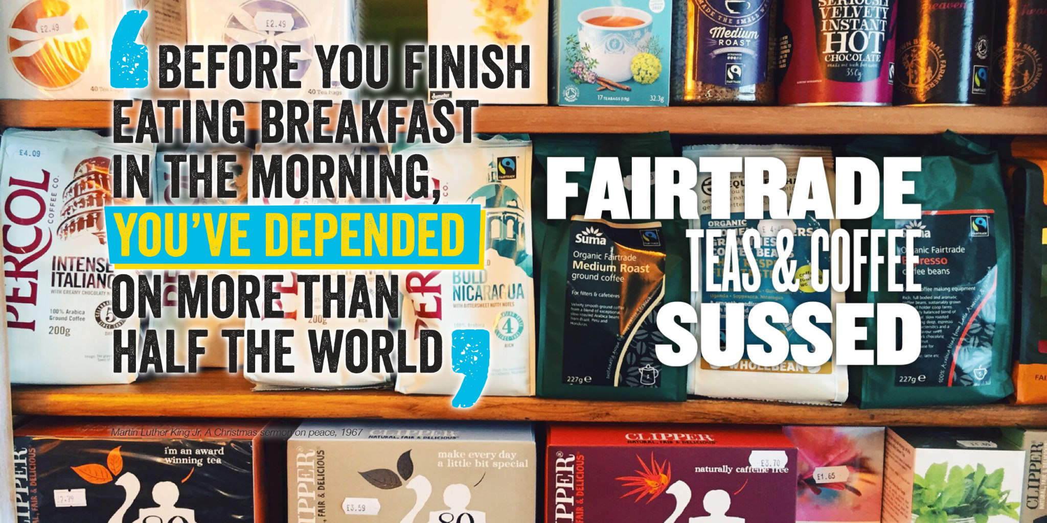 Fairtrade and organic foods at SUSSED