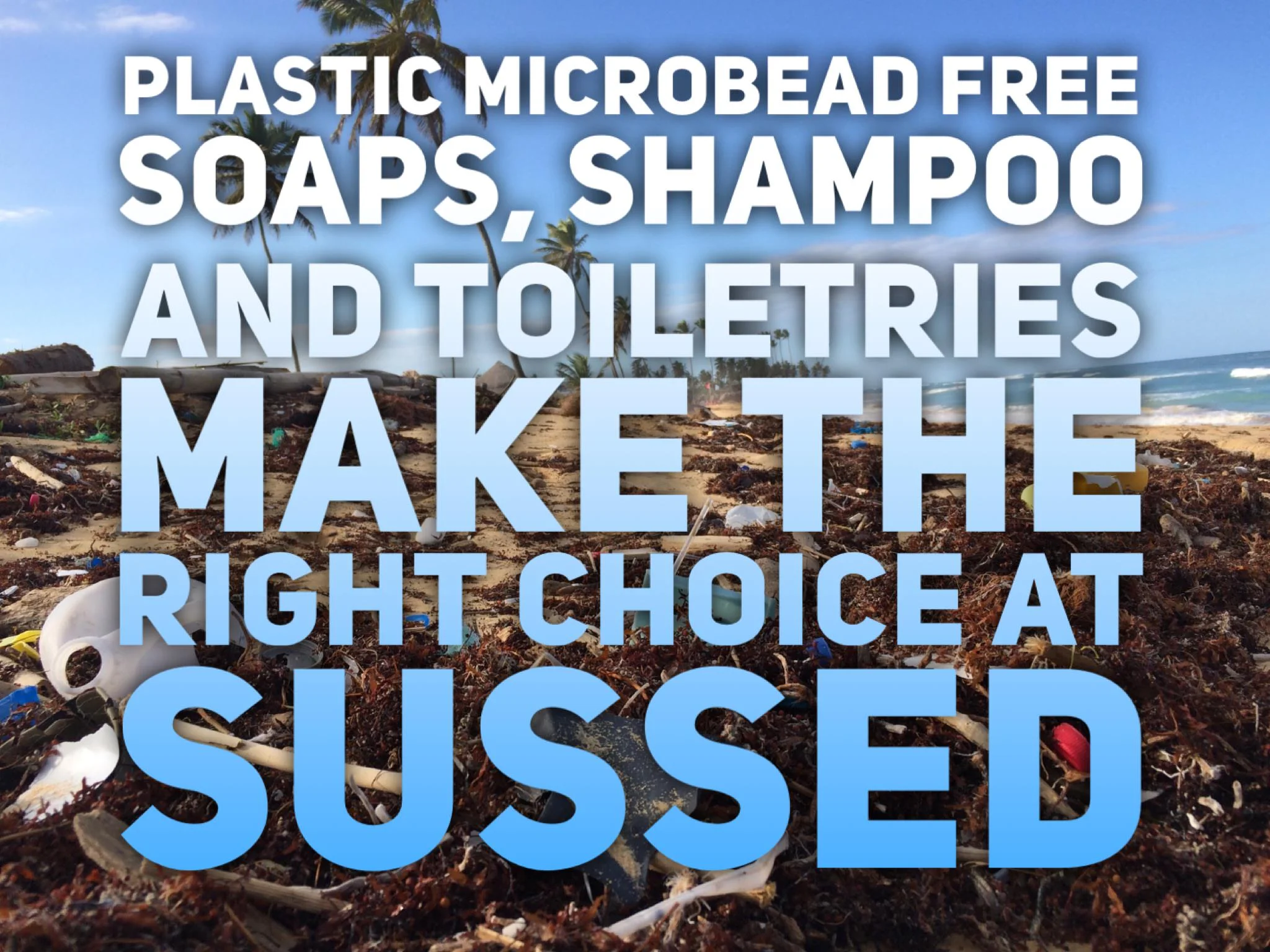 Make a difference, choose eco friendly plastic free toiletries