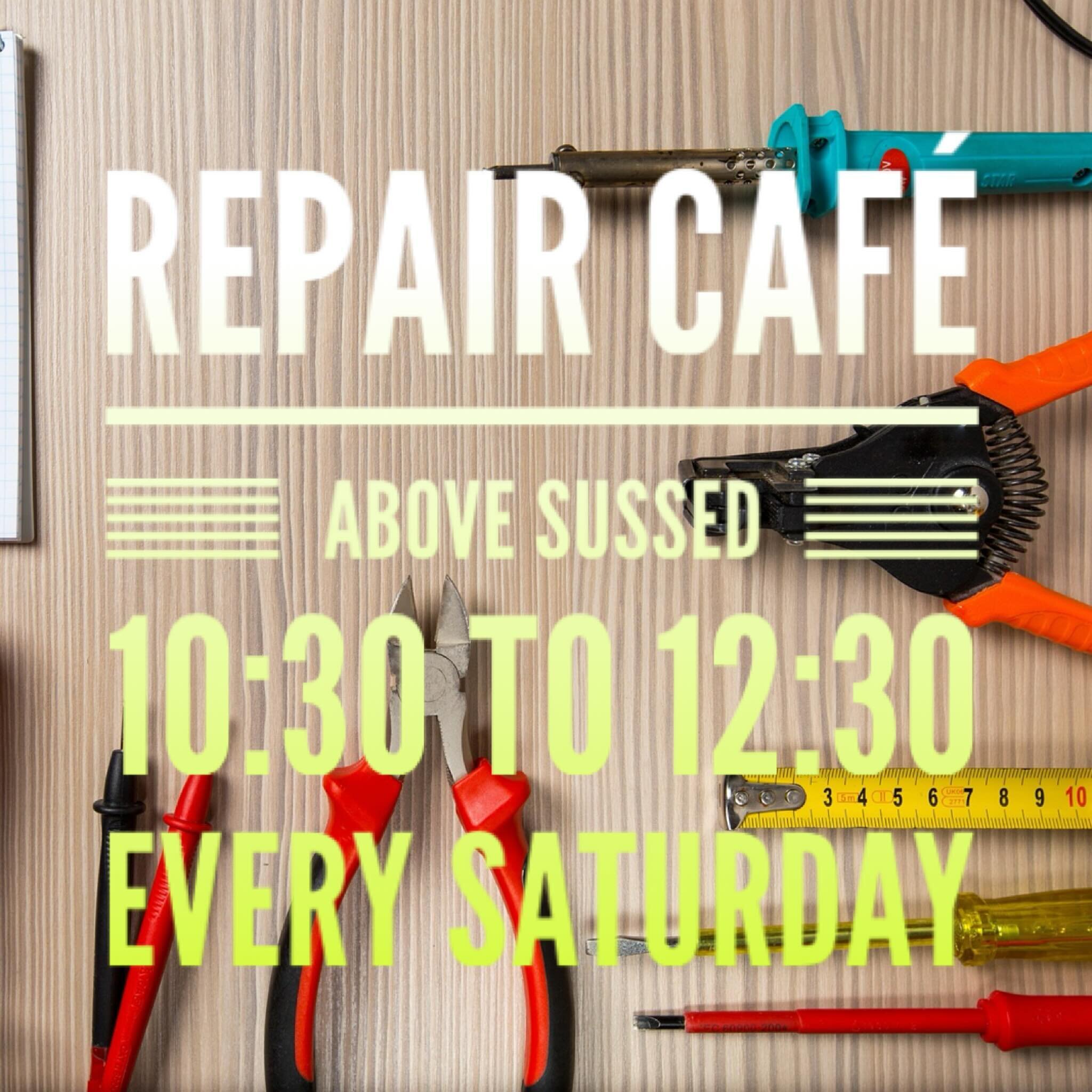 #porthcawl repair cafe is open on Saturday above SUSSED for household items needing repairs