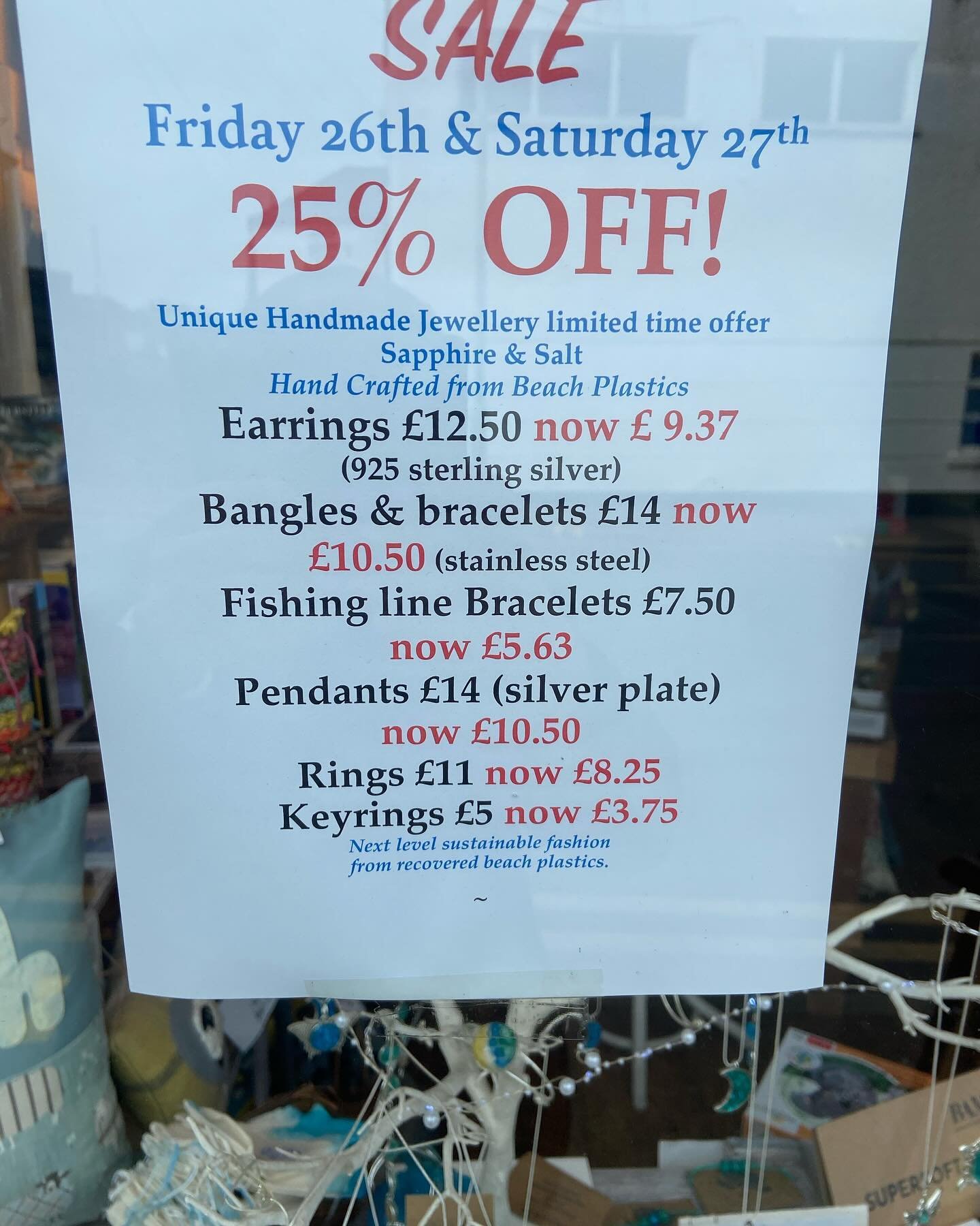 Limited time sale on unique hand crafted @ocean_plastic_boutique jewellery !