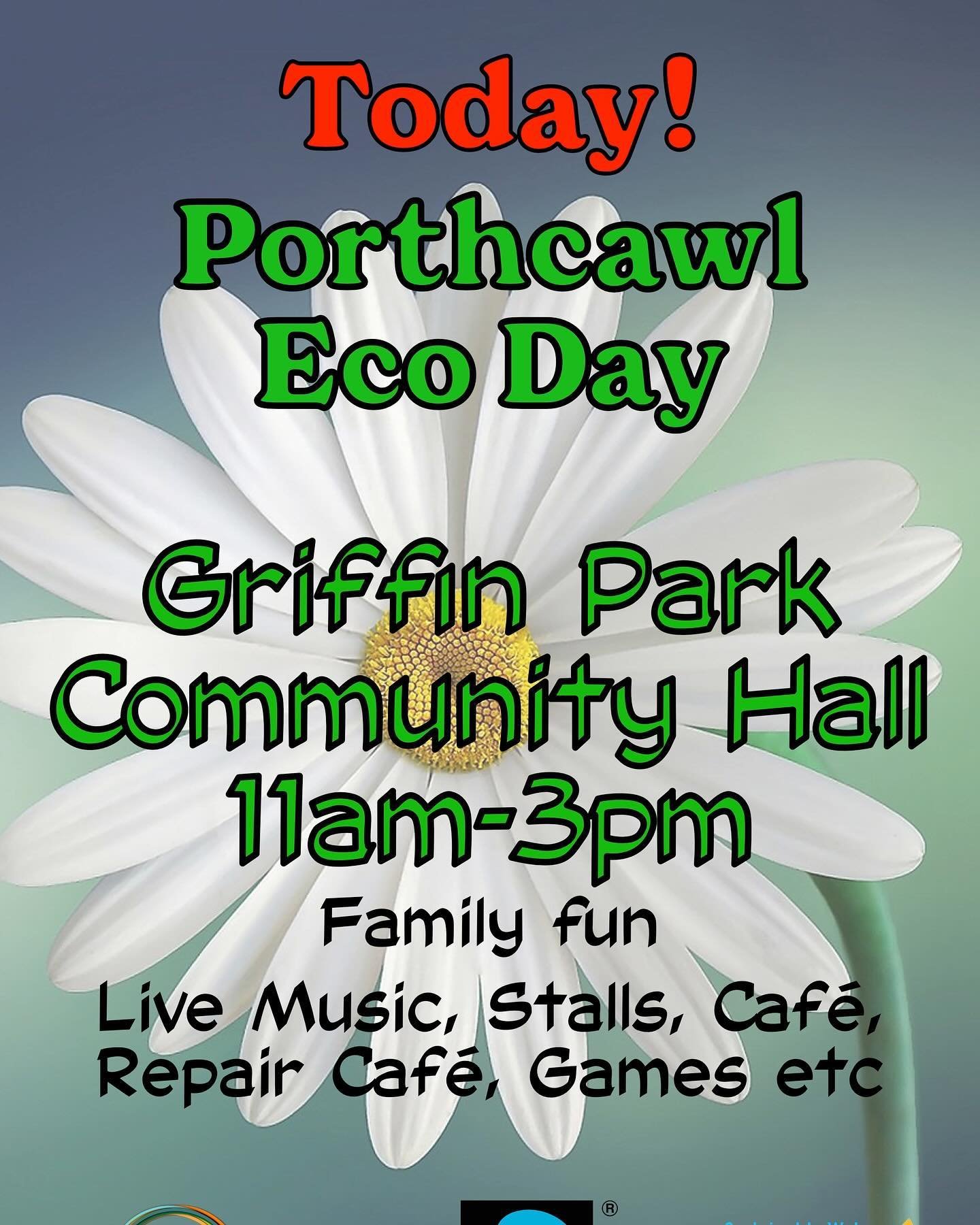 Pop along to the Porthcawl Eco Day today at Griffin Park Community Hall from 11am.