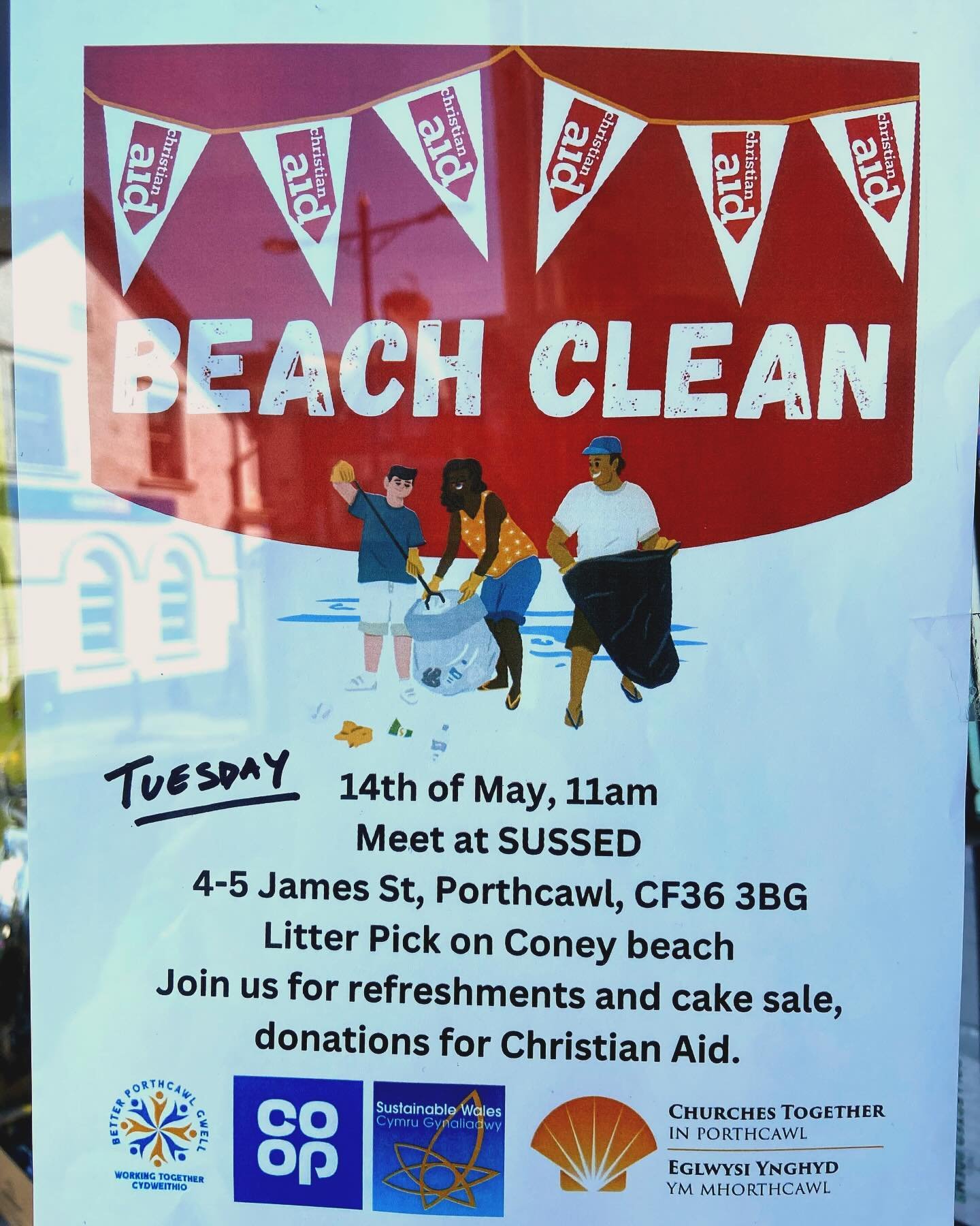 Beach clean Tuesday 14 May #keepwalestidy