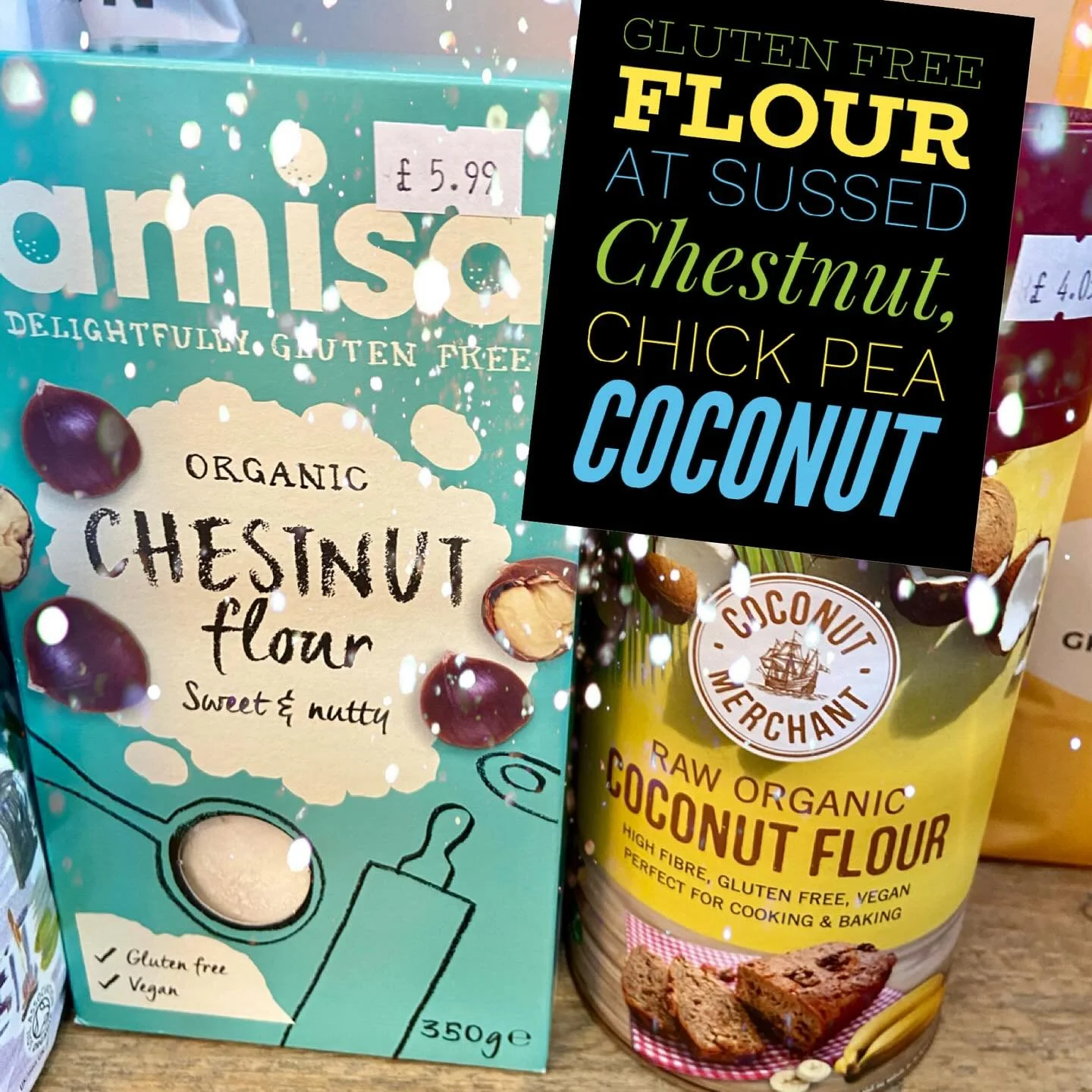 Gluten free flour and ancient grain flours at SUSSED