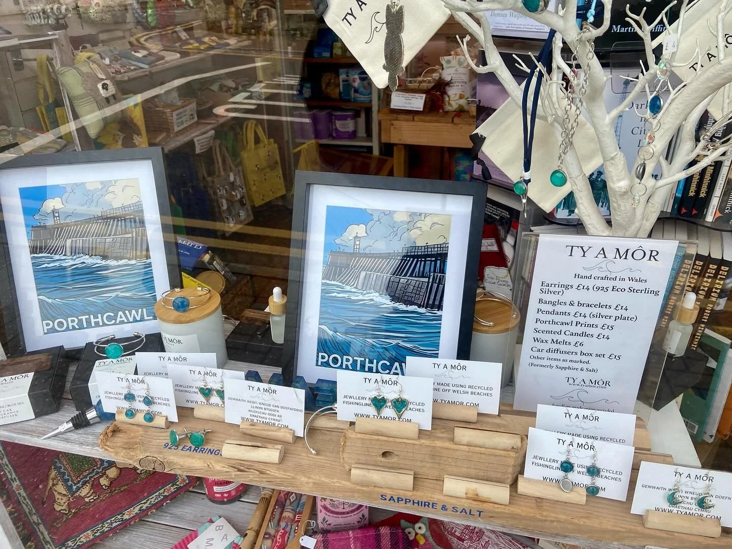 New @ocean_plastic_boutique Ty a Môr ranges in stock #handcrafted #wales❤️