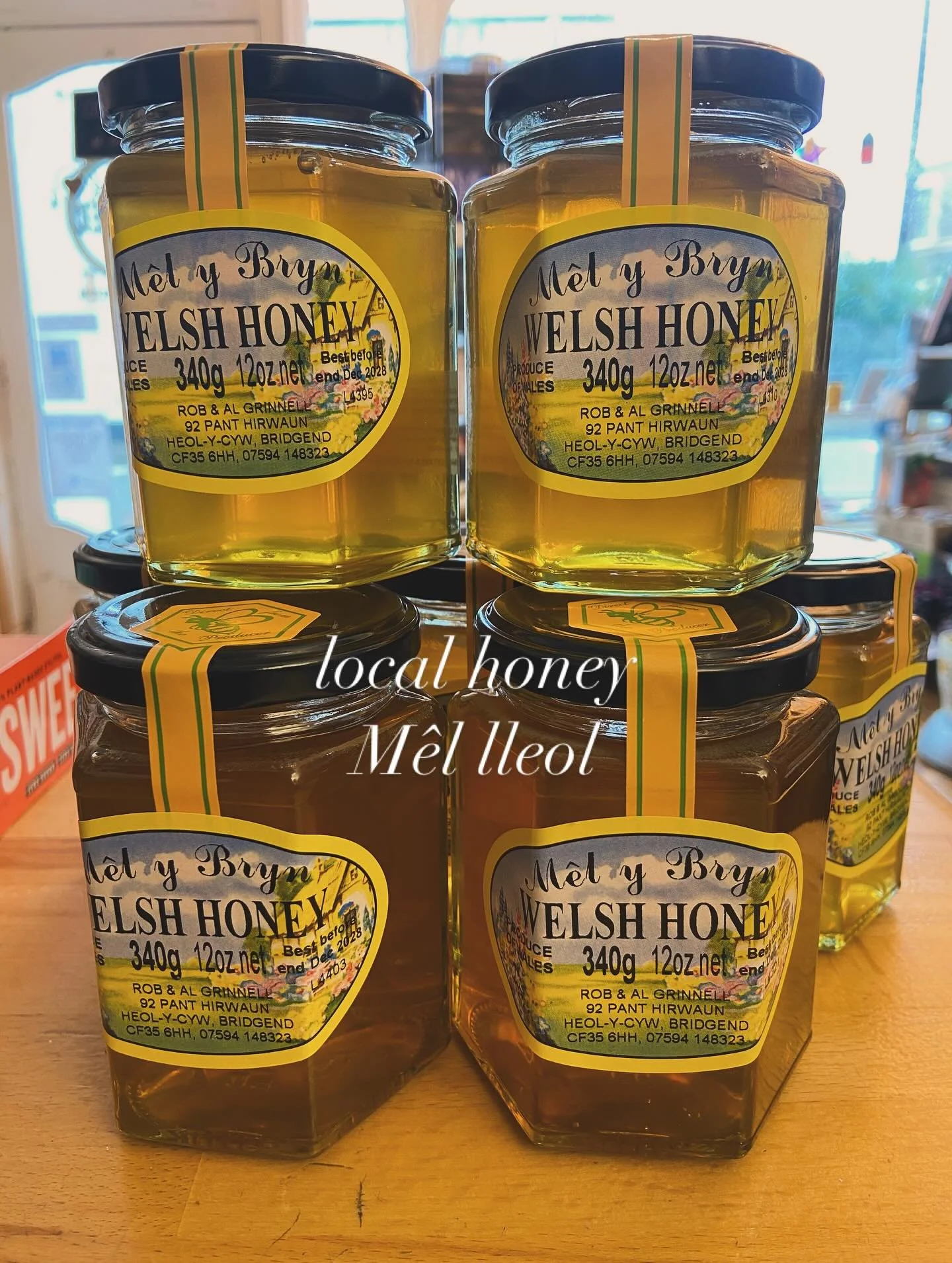 Local honey at SUSSED #honey #porthcawl #mel