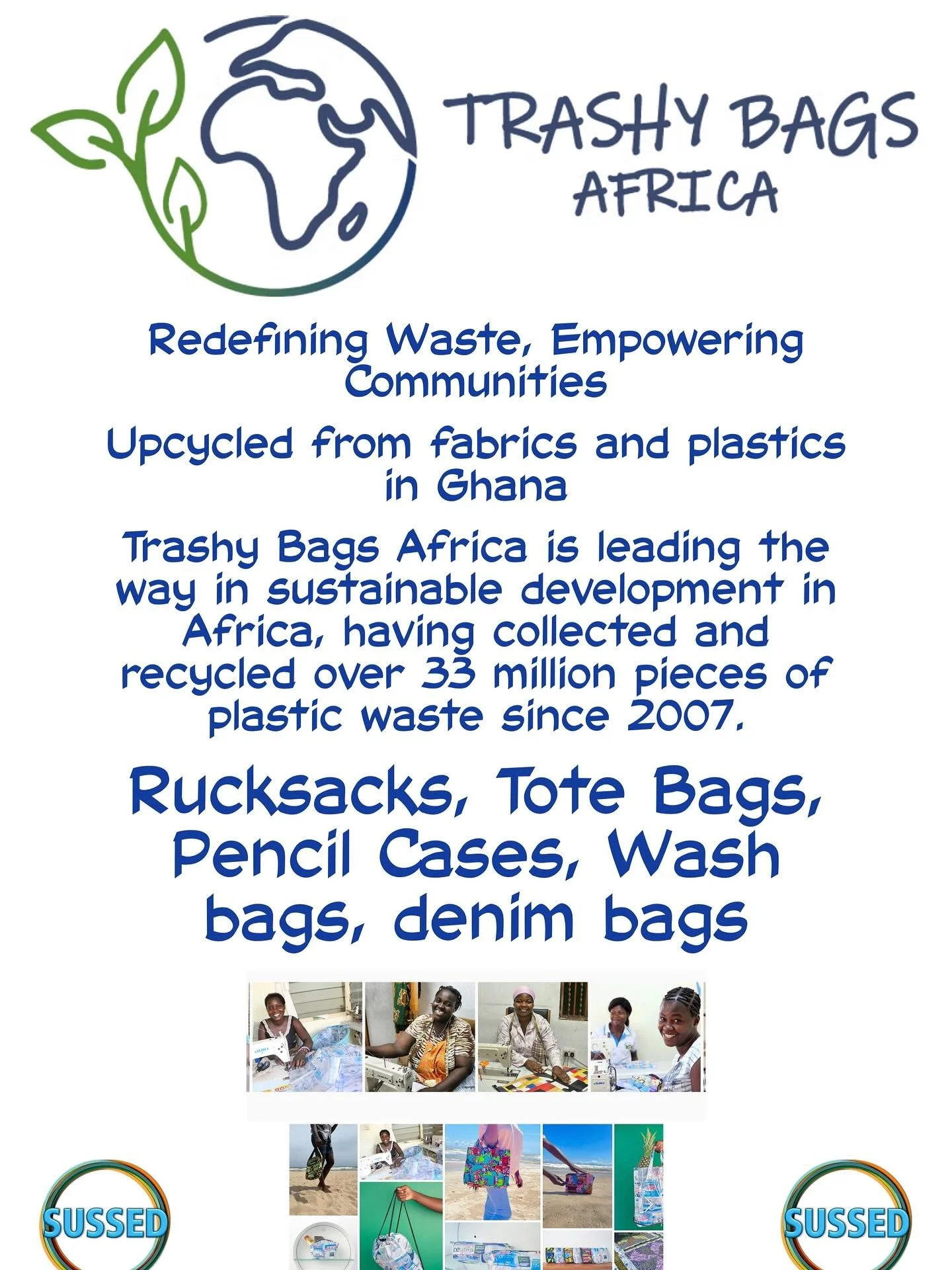 New Trashy Bags Africa #upcycled