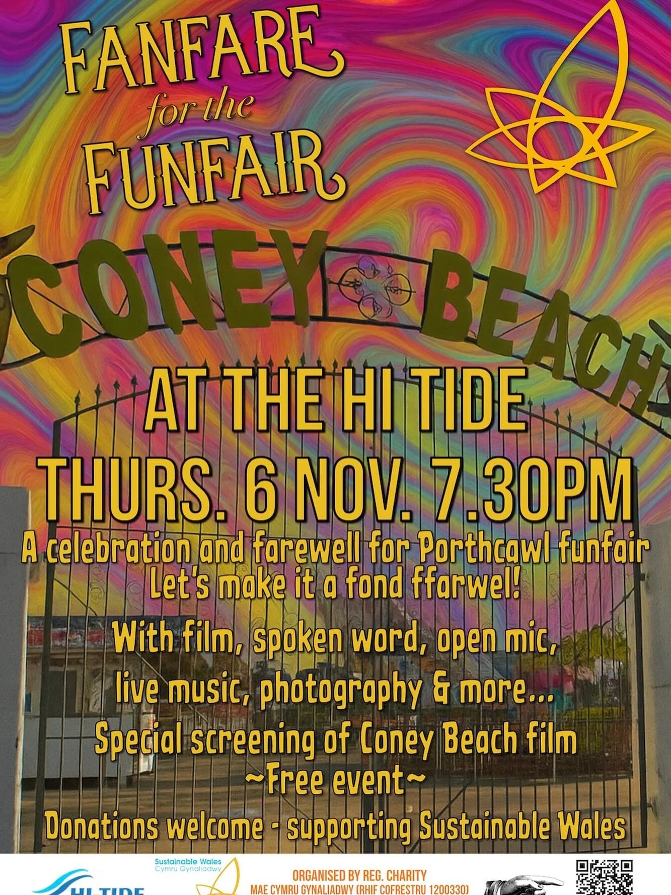 This Thursday at the HiTide 7:30 free entry #fundraiser for @sustainablewales