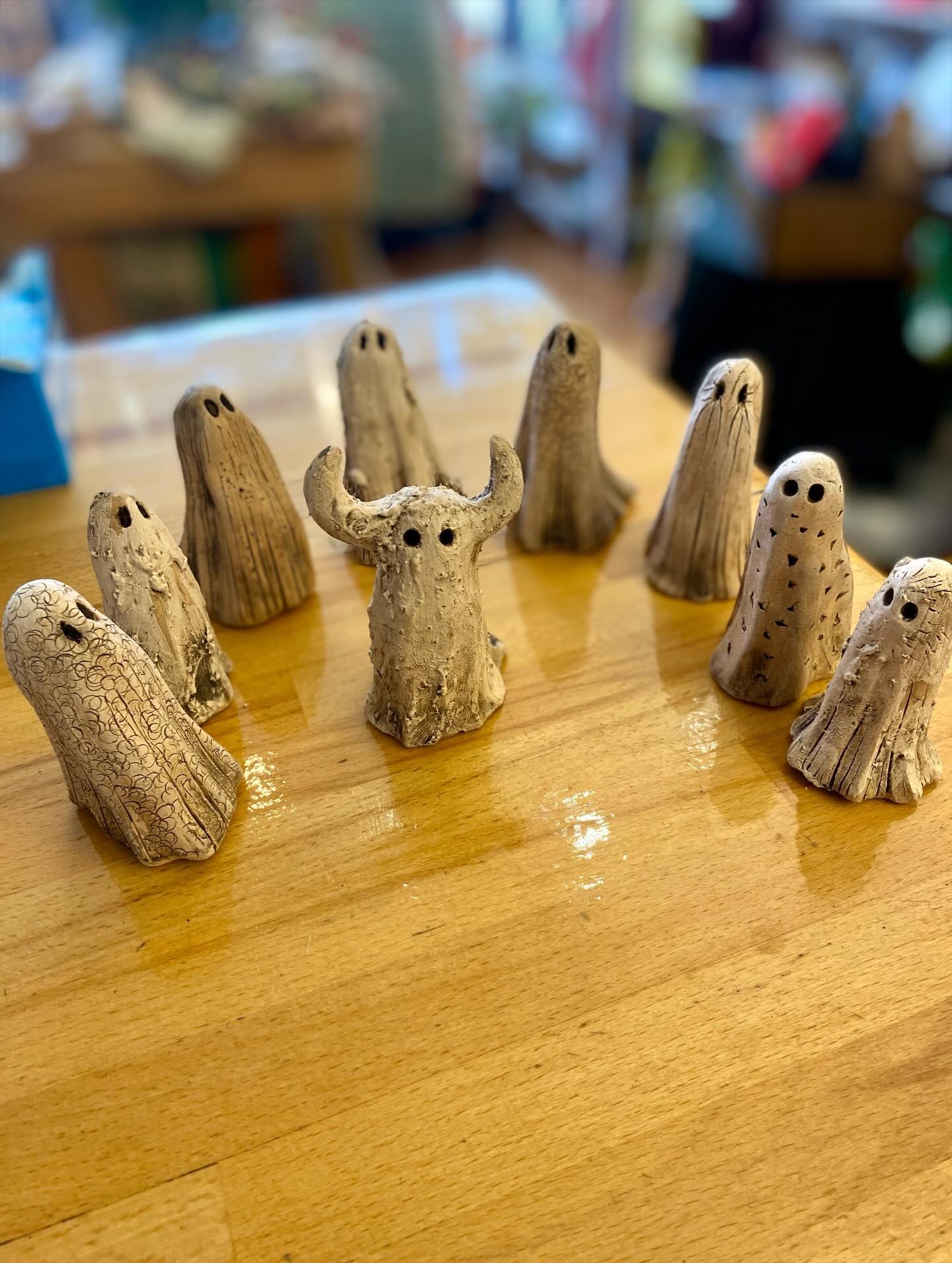 Porthcawl Pagan Pots ghost decorations #alternativechristmas