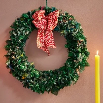 Award winning decorations made from recycled sari fabrics! #fairtrade