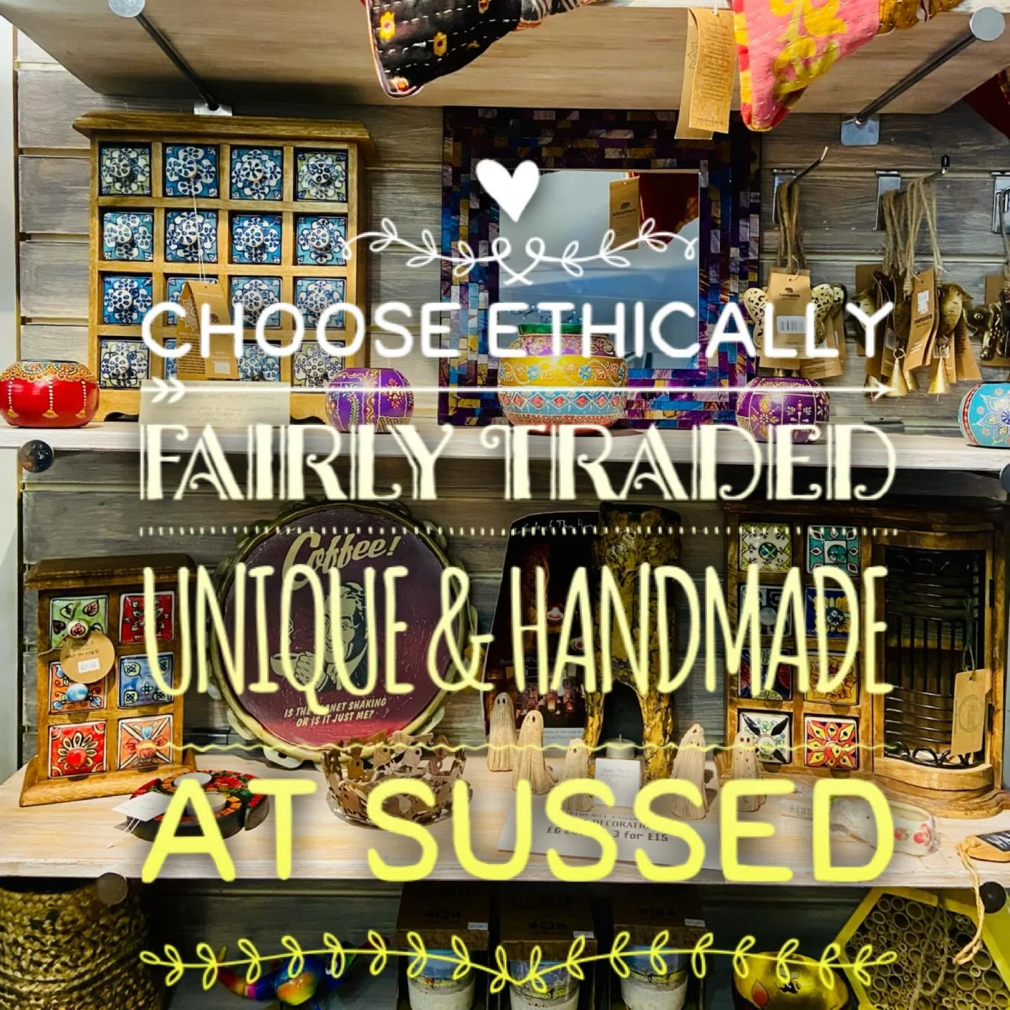 Discover something unique and use the power of your purse to make a difference #fairtrade