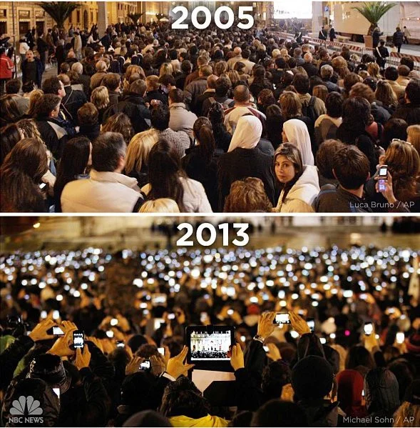 St. Peters Square in 2005 vs 2013.