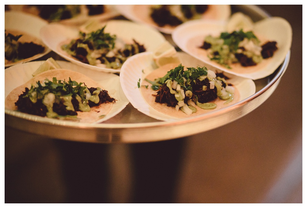 Tacos by Grand Electric for a wedding at Brickworks.