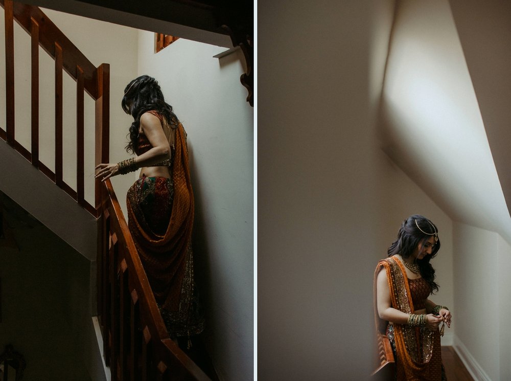 Indian bride at Ben McNally bookstore Toronto.