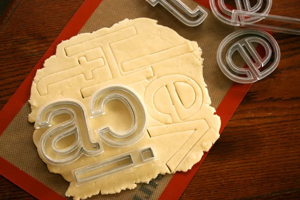 Helvetica Cookie Cutters