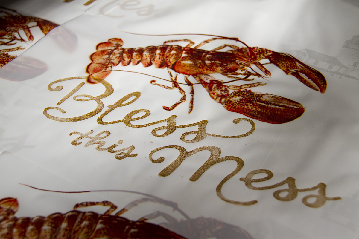 Lobster Bib Print