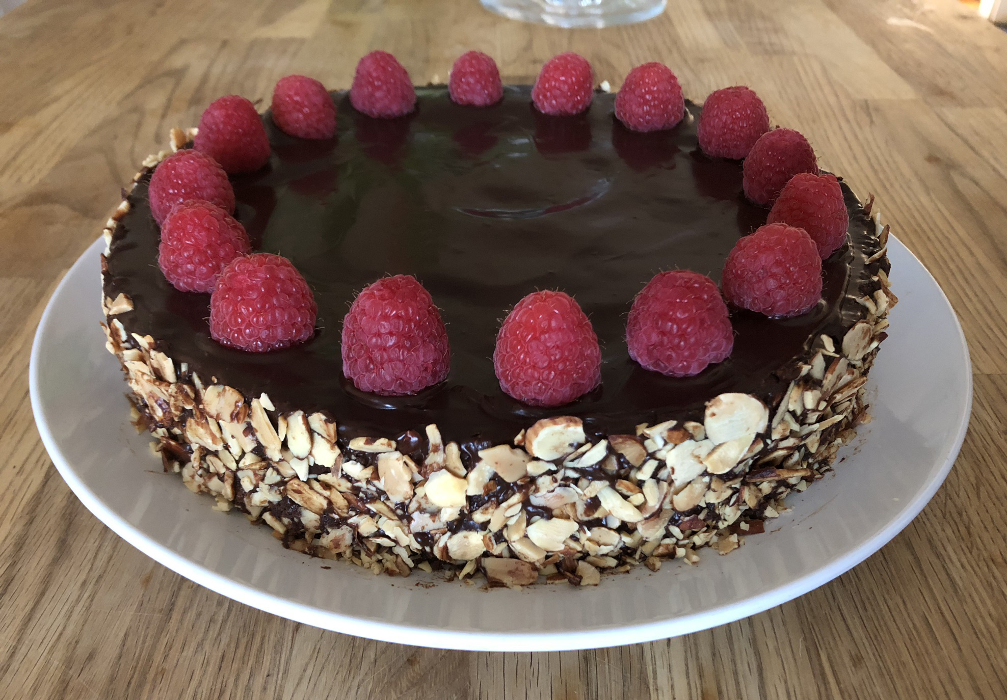 Raspberry Chocolate Torte