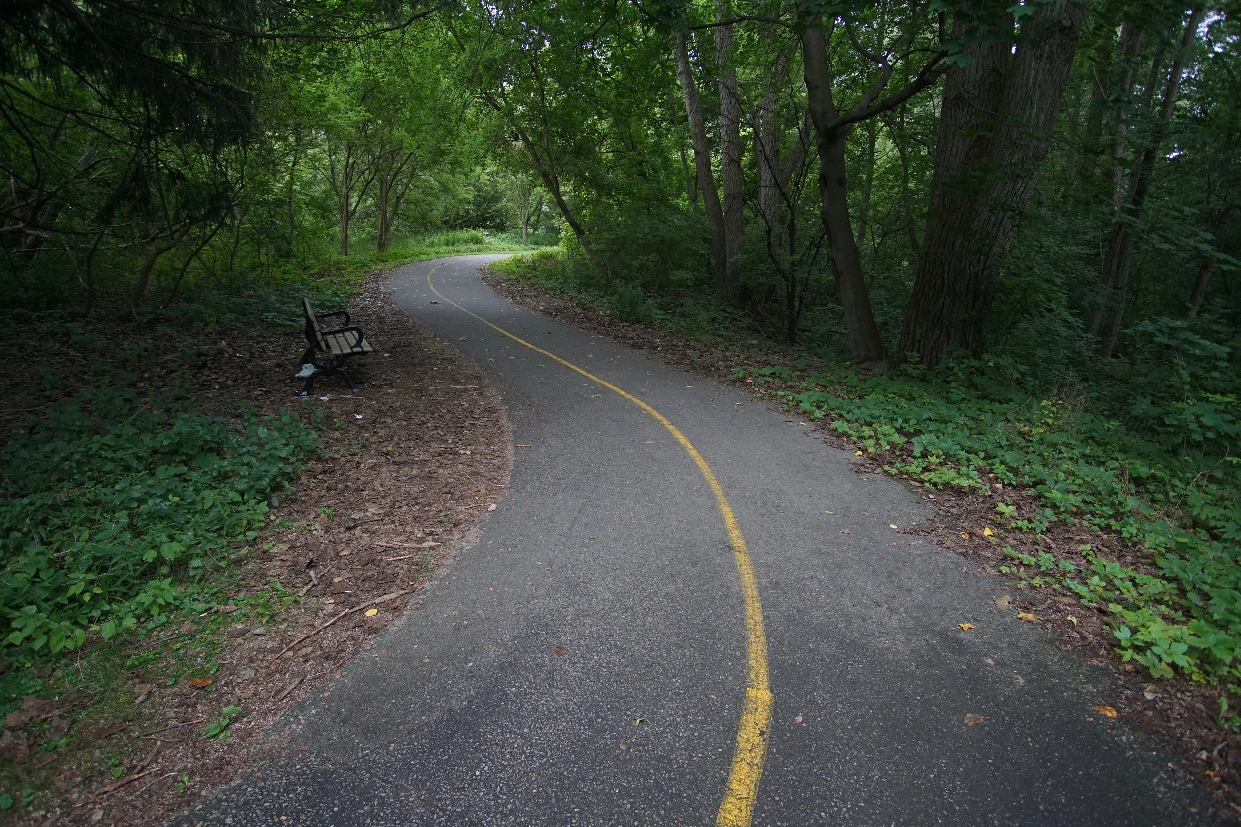Bike path in London, Ontario