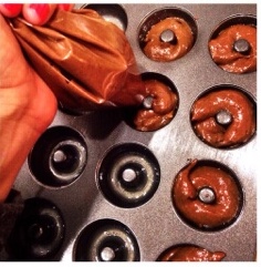 Frosting: 1 tbsp heavy cream 1 tbsp milk 1/4 cup butter 1 tsp vanilla extract 2 tsp corn syrup 1 oz bittersweet chocolate 1 oz semi sweet chocolate 1 1/4 cup powdered sugar