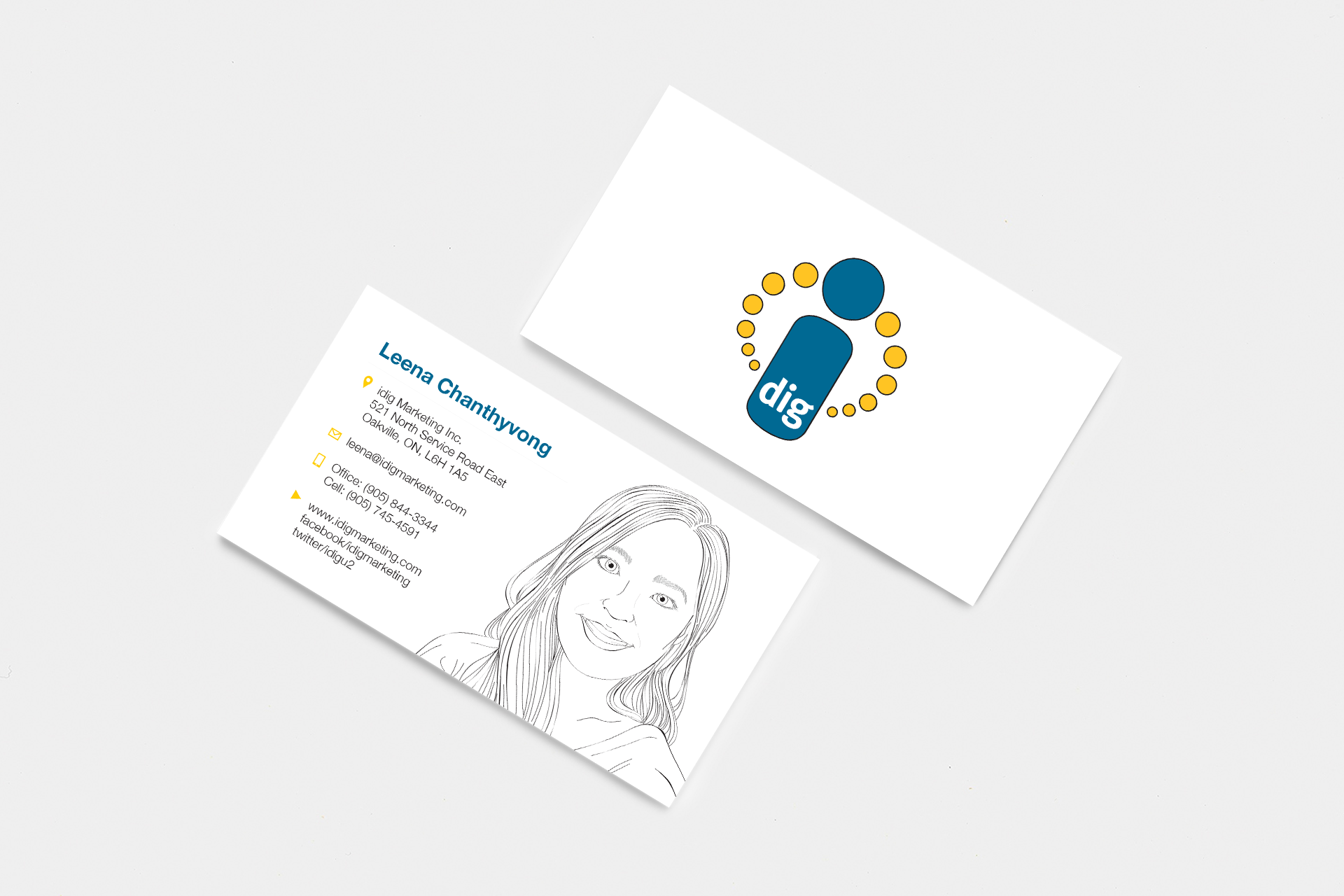 Idig Business Cards Leena Chanthyvong