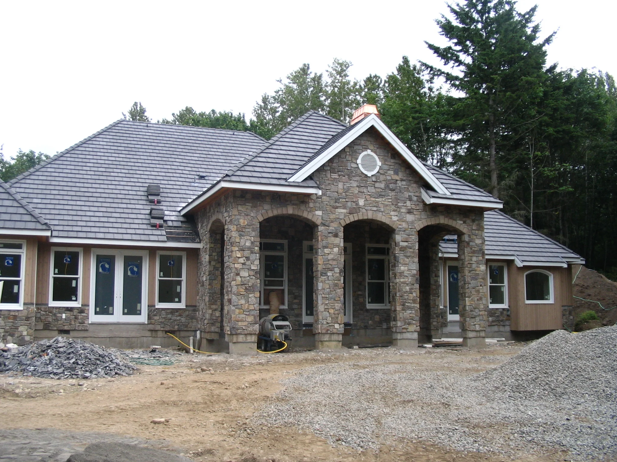 Rear of House, Nearing Completion