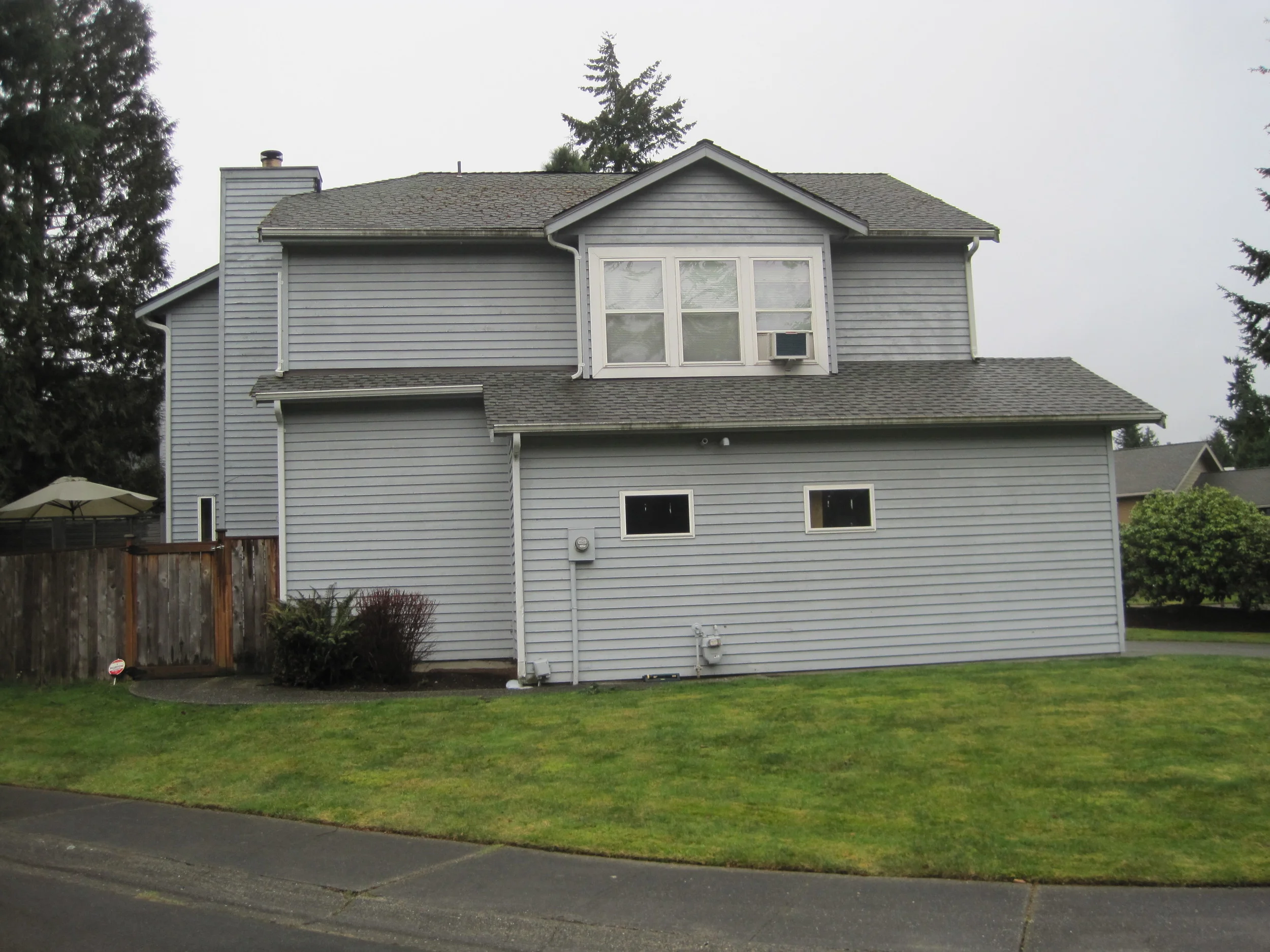 Side View of Completed Construction