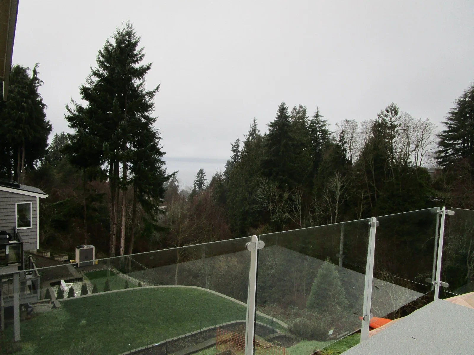 New deck off the second floor office.