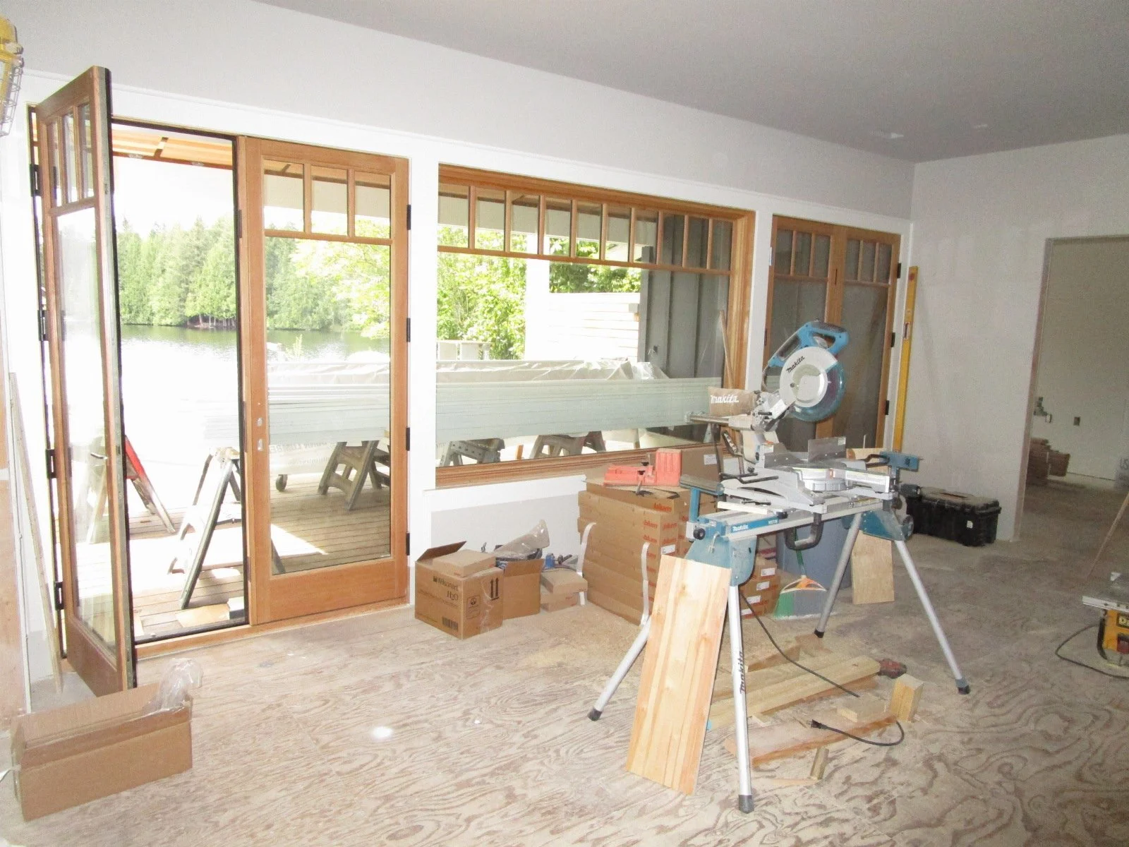 Finish work starting in the Living Room